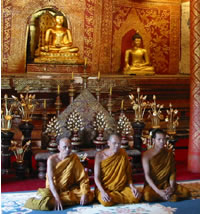 Templo Budista em Chiang Mai